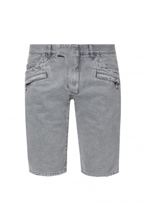 Raw-trimmed denim shorts, zdjęcie 1 Raw-trimmed denim shorts od Balmain